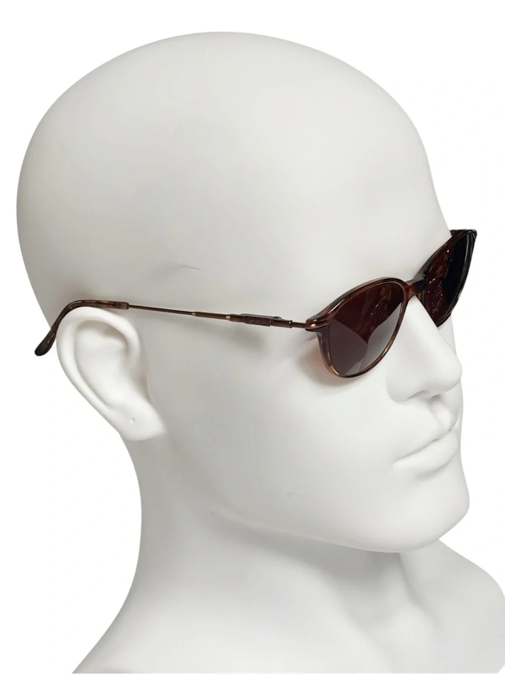 Hobie vintage Aruba spring hinge metal copper arm polarized tortoise sunglasses